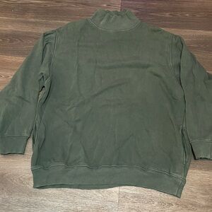 Forest green Aerie oversized turtle neck sweater